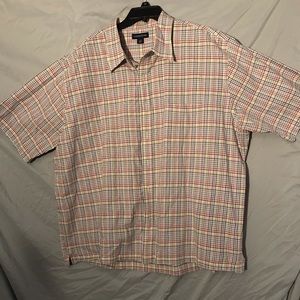 Lands End Short Sleeve Button Up